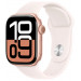 Apple Watch Series 10 42 мм «розовое золото» спортивный ремешок розового цвета