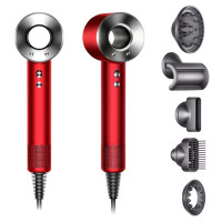 Фен Dyson Supersonic HD07, Red/Nickel